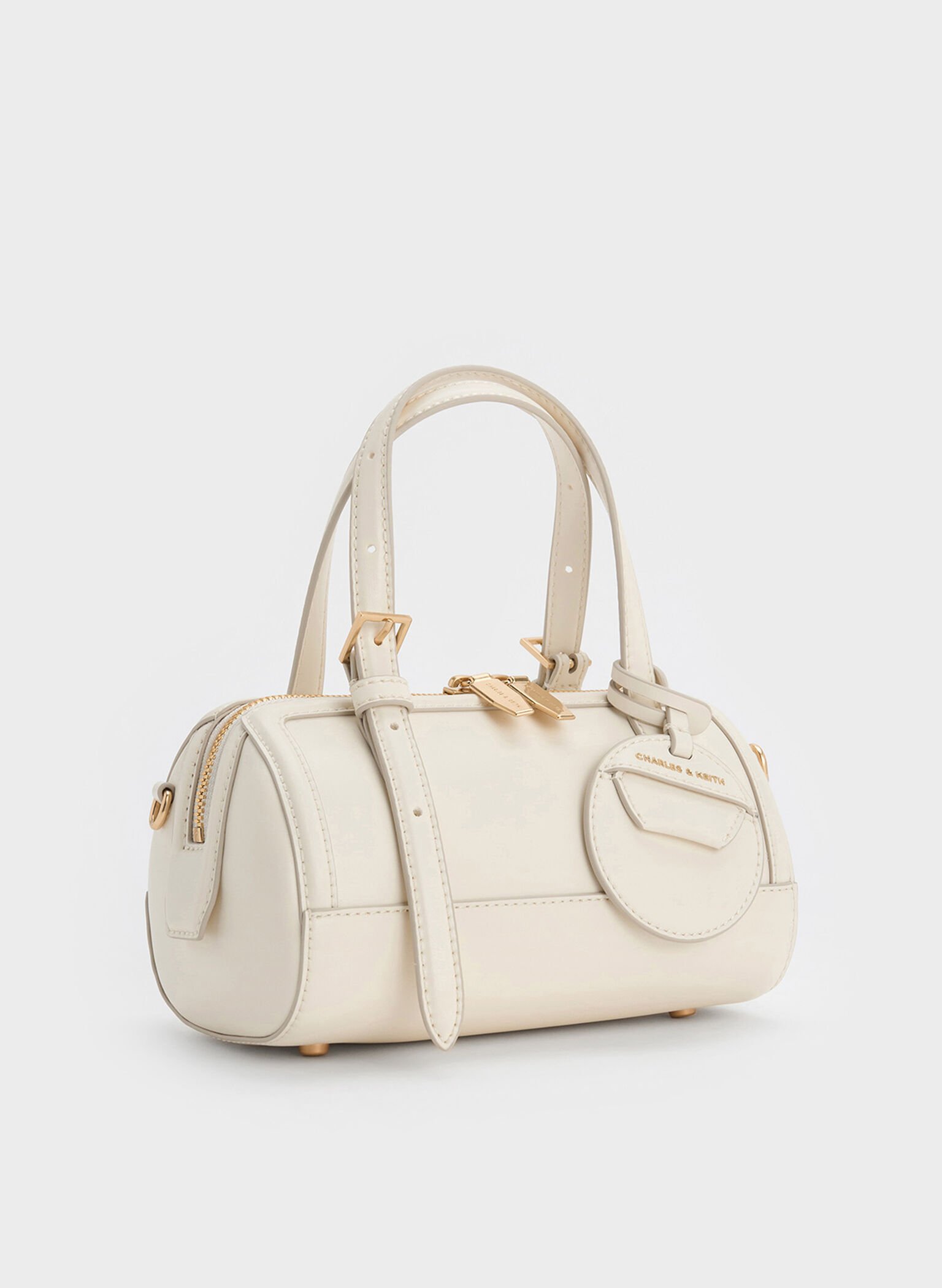 NEWEnola Canvas Two-Tone Bowling Bag