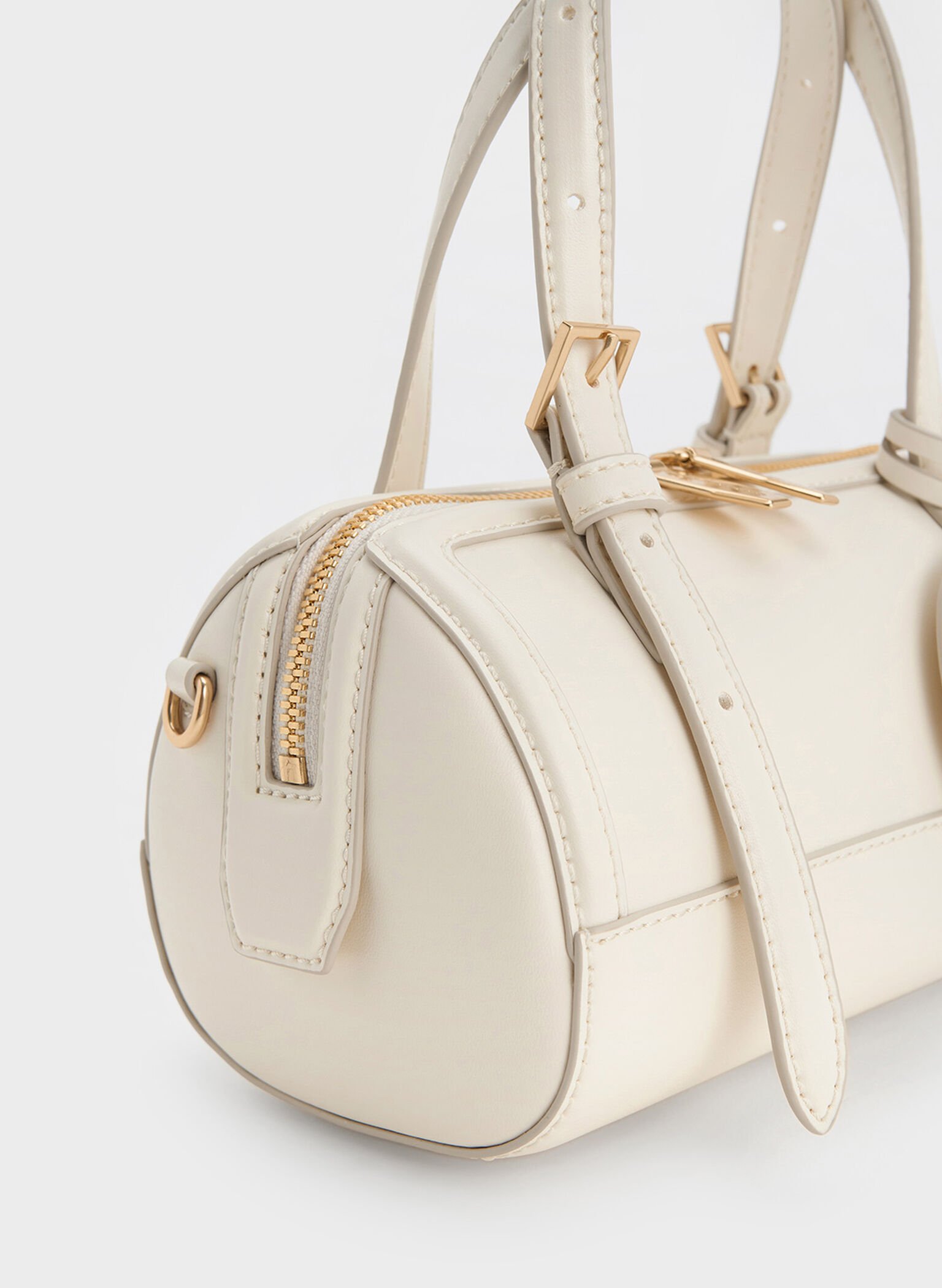 NEWEnola Canvas Two-Tone Bowling Bag