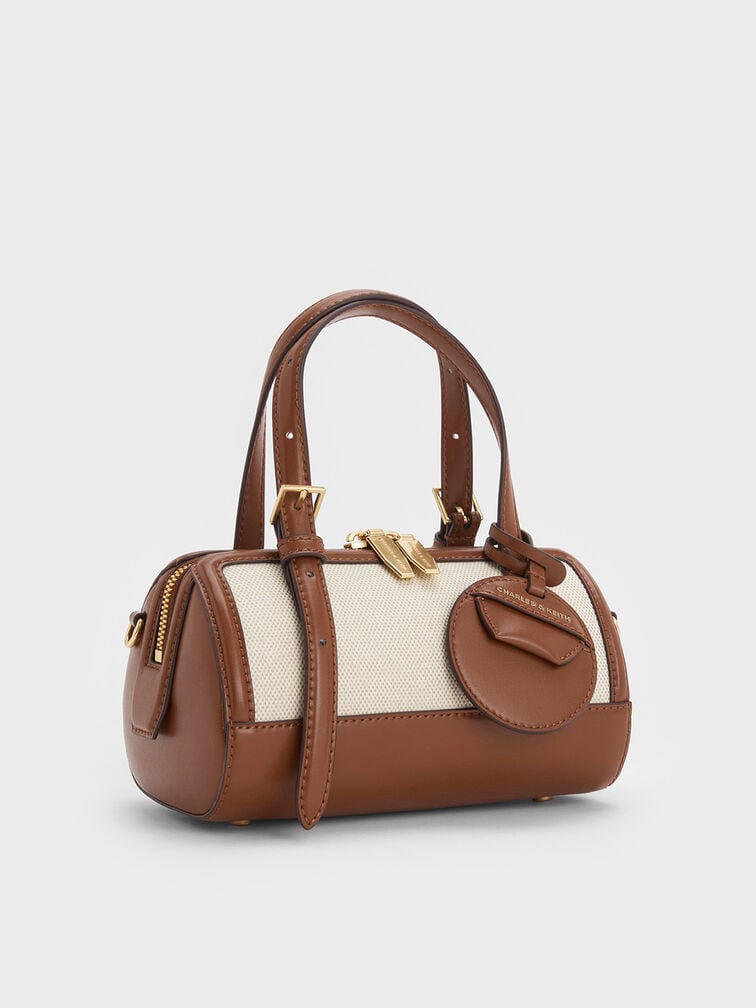NEWEnola Canvas Two-Tone Bowling Bag