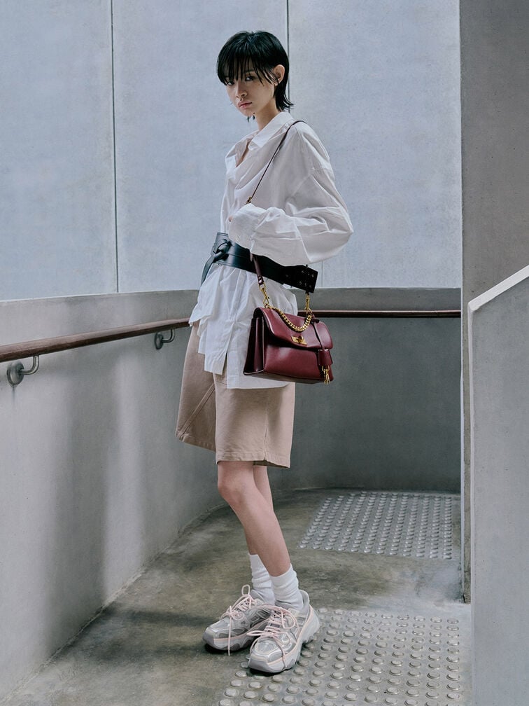 Kerry Chain-Handle Crossbody Bag