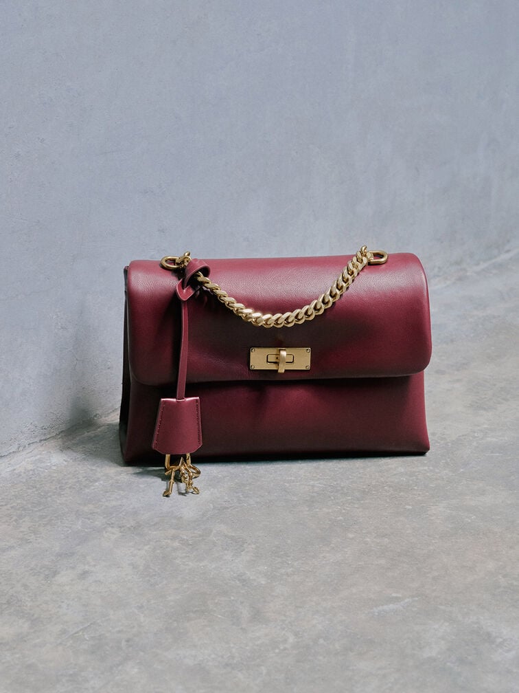 Kerry Chain-Handle Crossbody Bag