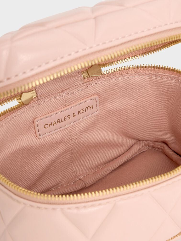 Arwen Quilted Top Handle Vanity Bag