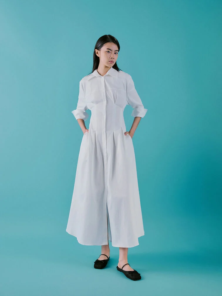 Mesh Bow Square-Toe Ballet Mules