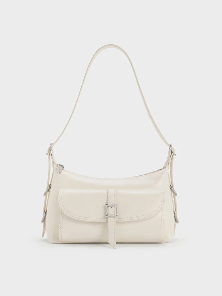 Bryna Belted Hobo Mini Drawstring Bag