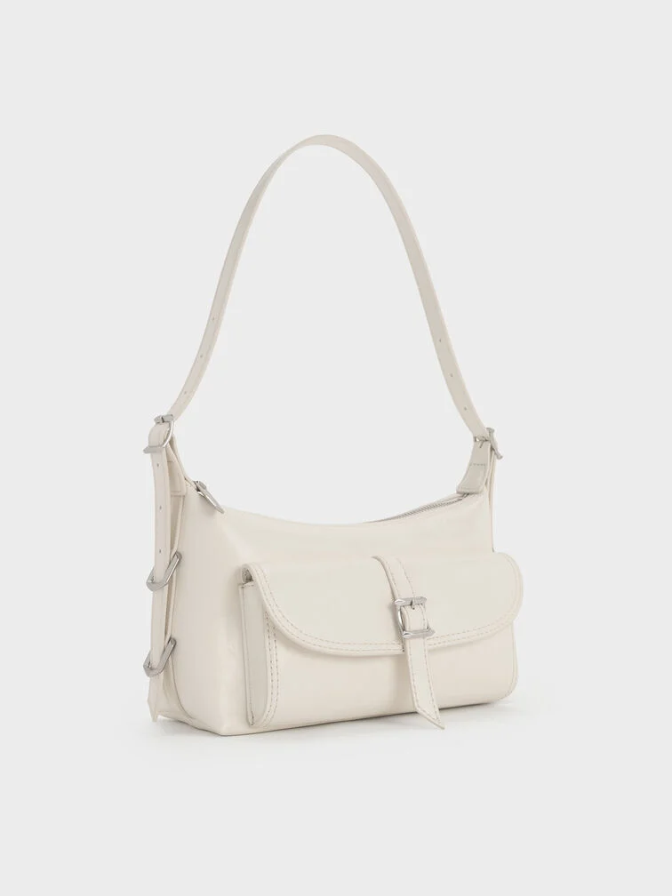 Bryna Belted Hobo Mini Drawstring Bag