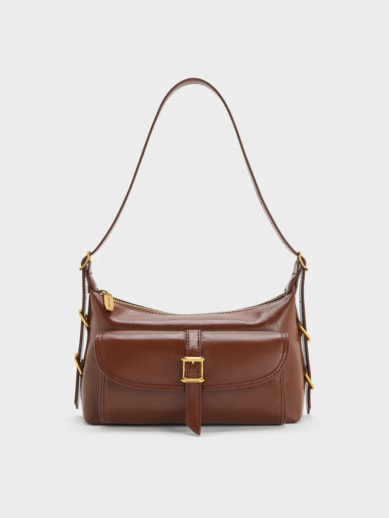 Bryna Belted Hobo Mini Drawstring Bag