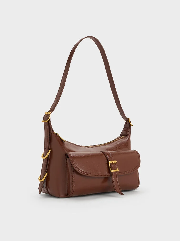 Bryna Belted Hobo Mini Drawstring Bag