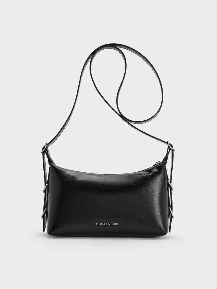 Bryna Belted Hobo Mini Drawstring Bag