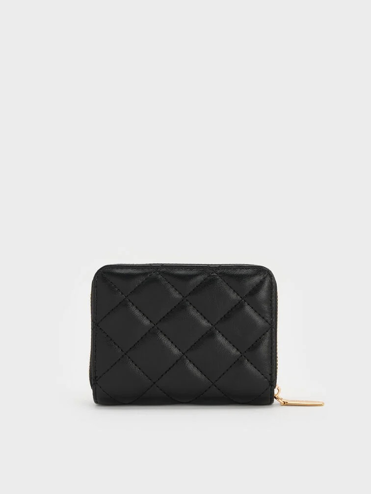 Alva Quilted Zip-Around Wallet