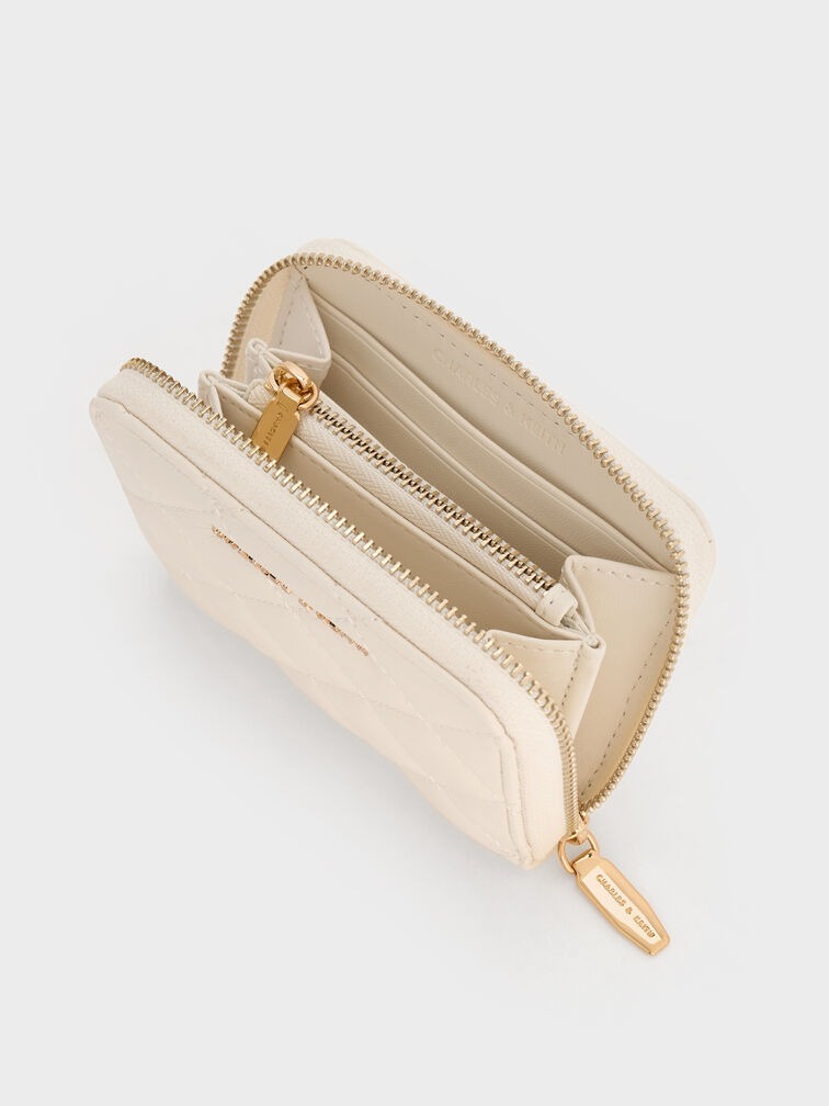 Alva Quilted Zip-Around Wallet