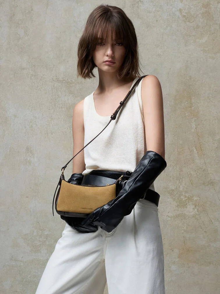 Mini Calla Trapezoid Shoulder Bag