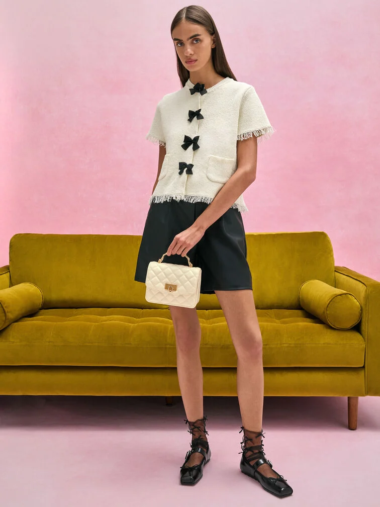 Cressida Quilted Rectangular Tote