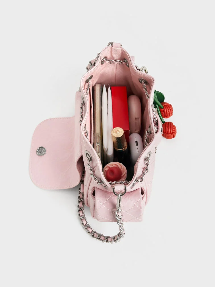 Duo Quilted Two-Way Front Flap Backpack