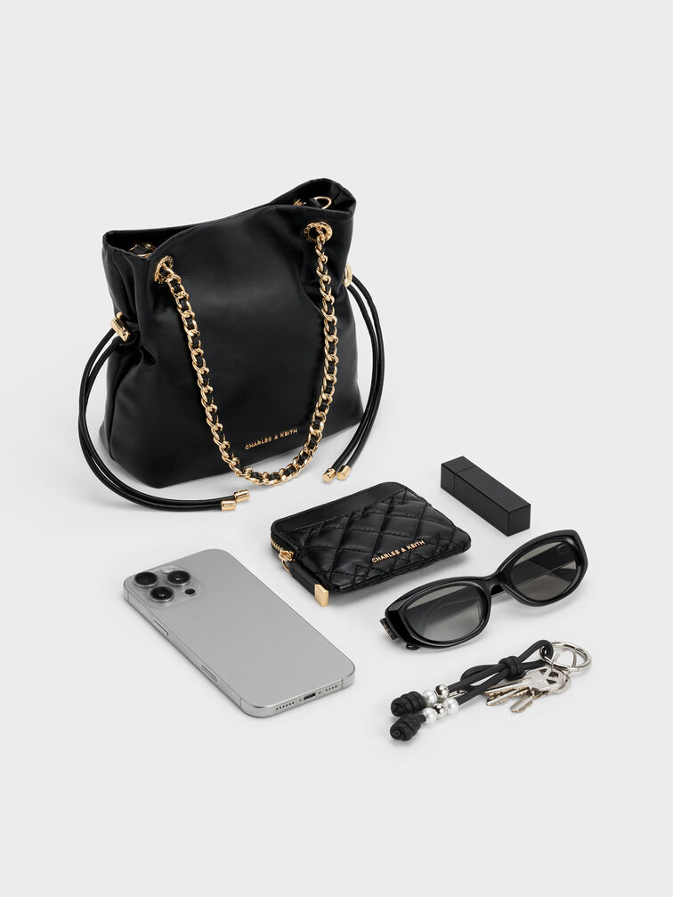 Arya Braided-Strap Double-Handle Crossbody Bag