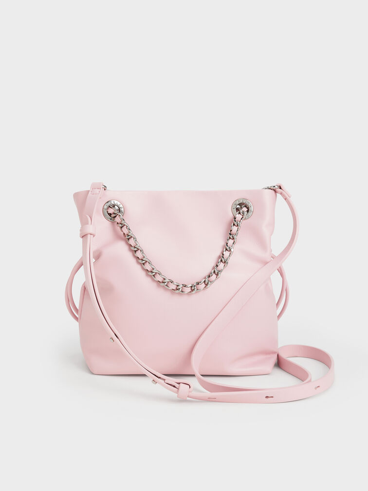 Arya Braided-Strap Double-Handle Crossbody Bag