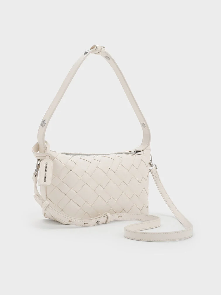 Ivette Woven Shoulder Bag