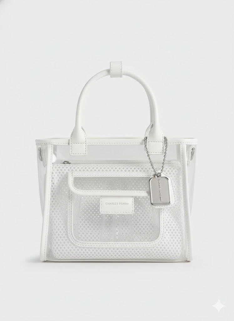 Noah See-Through Mesh Tote Bag
