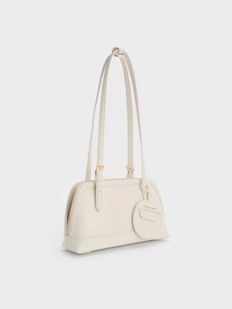 Enola Canvas Two-Tone Elongated-Handle Bag