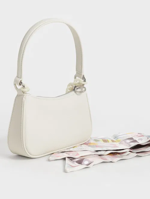 Alcott Scarf Chain-Link Shoulder Bag