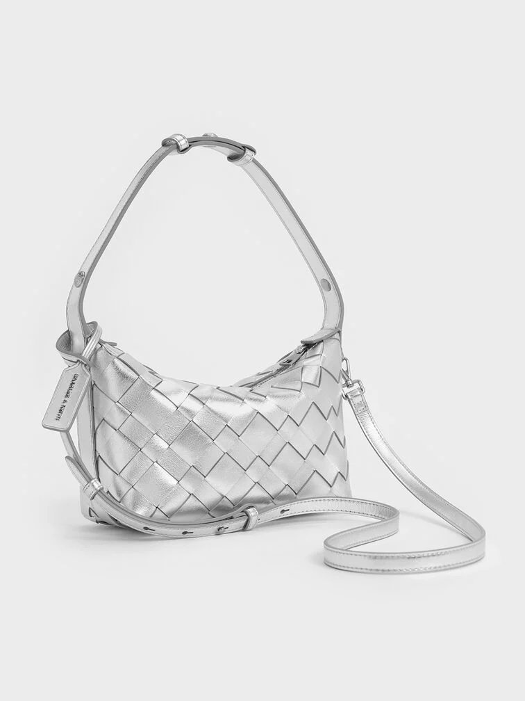 Ivette Woven Shoulder Bag