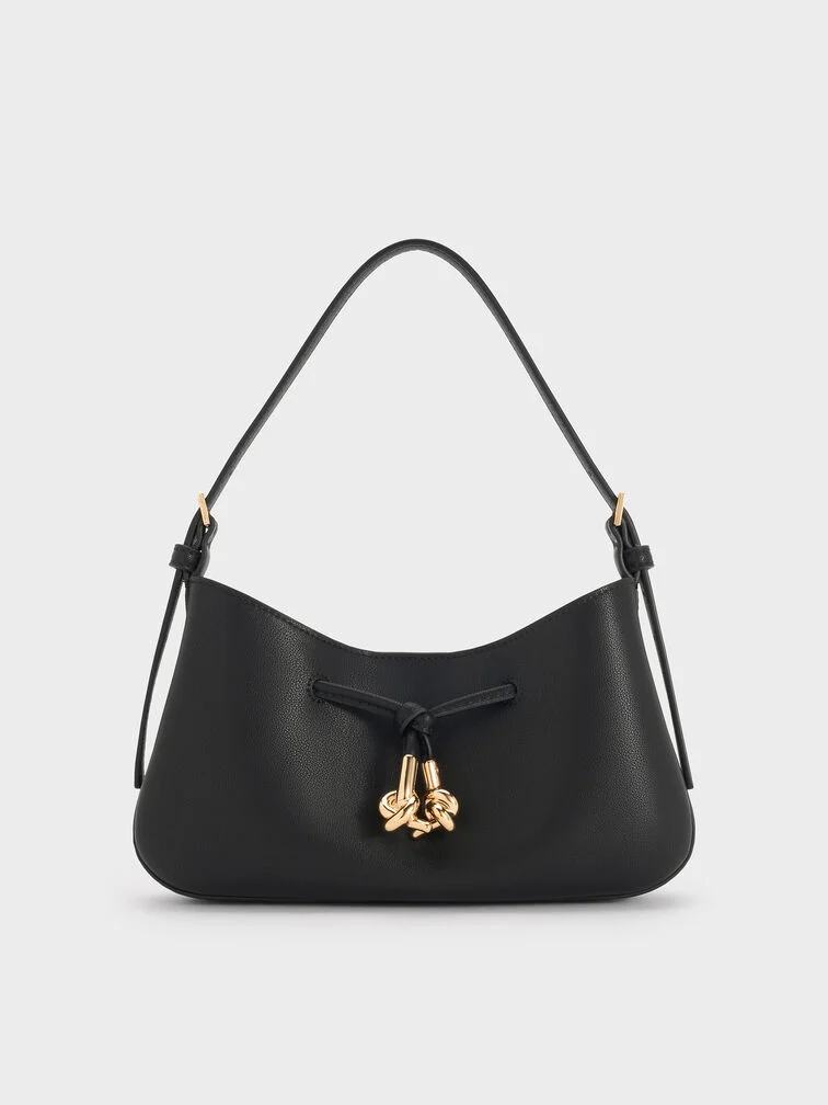 Mila Recycled Suede Shoulder Bag