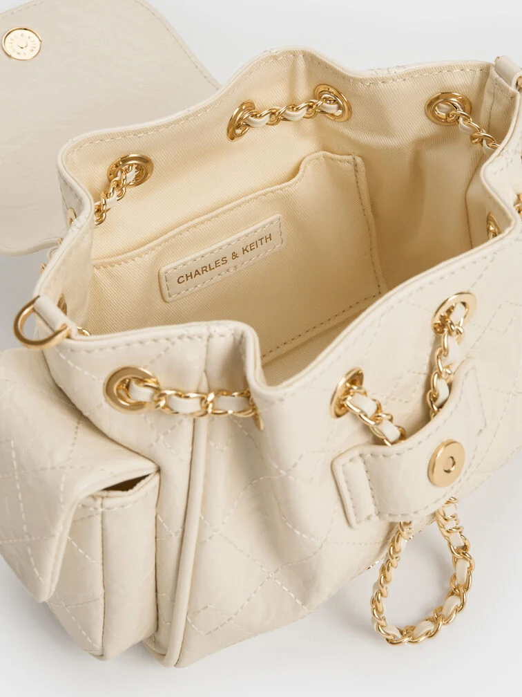 Duo Quilted Two-Way Front Flap Backpack