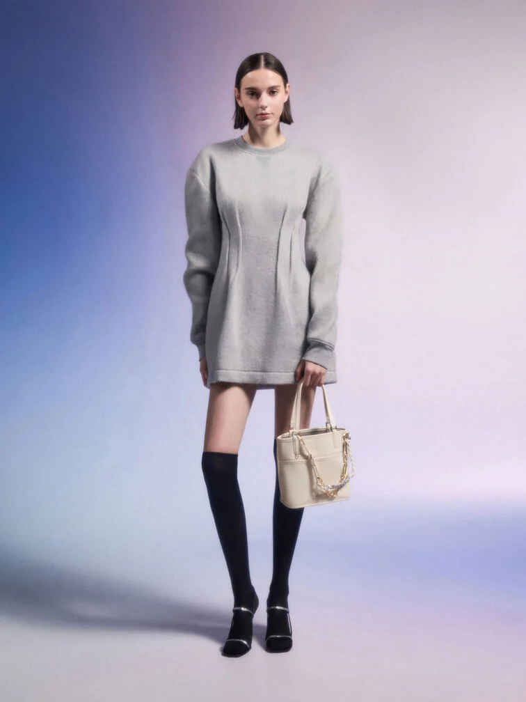 Addison Knotted-Rope Reversible Tote Bag