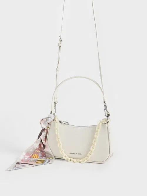 Alcott Scarf Chain-Link Shoulder Bag