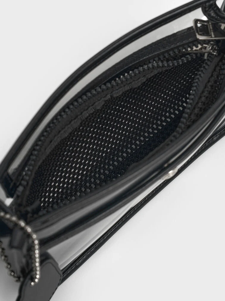 Norah See-Through Mesh Shoulder Bag