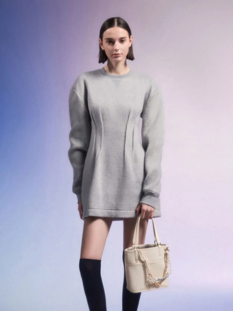 Addison Knotted-Rope Reversible Tote Bag