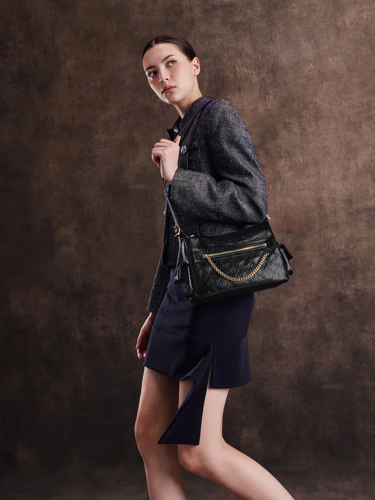 Duo Quilted Shoulder Bag