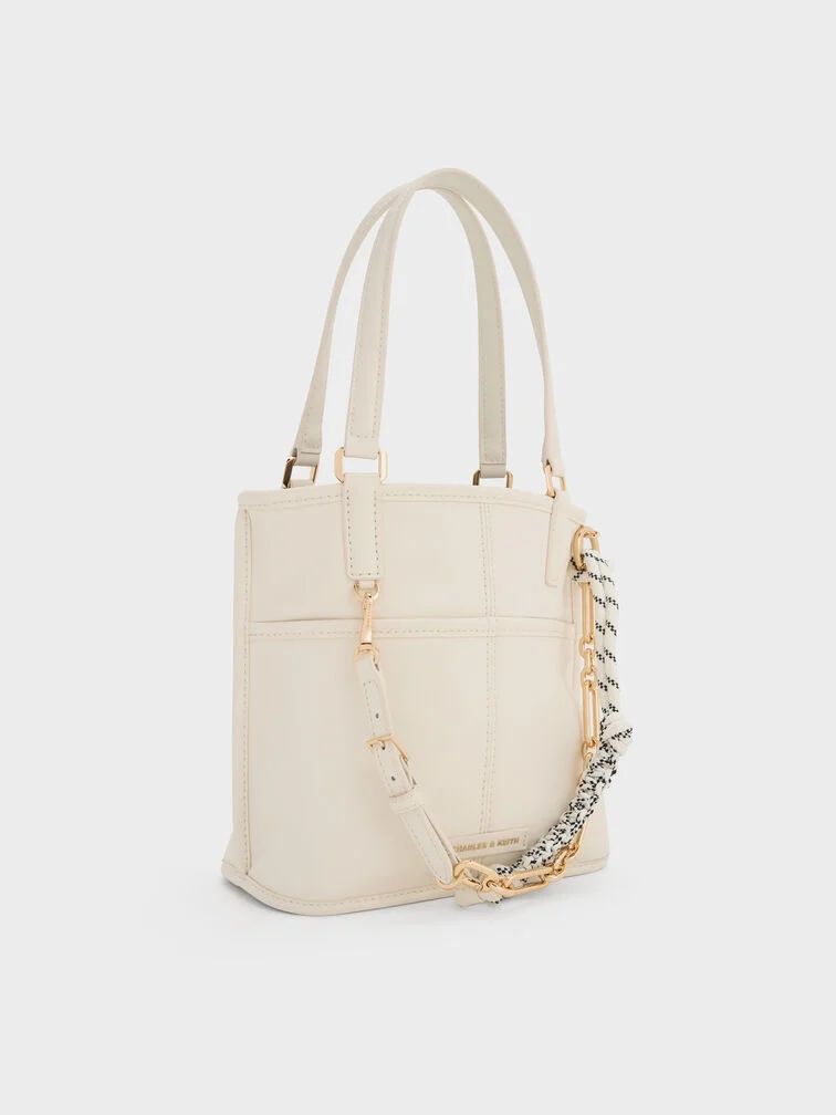 Addison Knotted-Rope Reversible Tote Bag