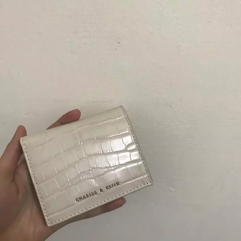 Croc-Effect Small Wallet