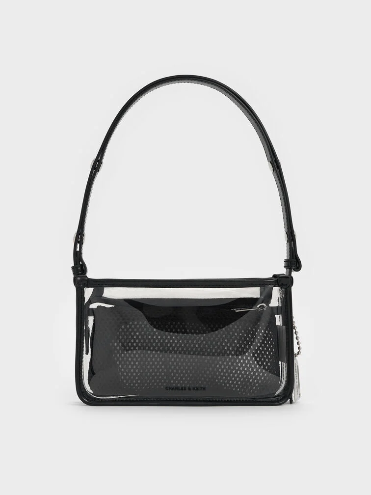 Norah See-Through Mesh Shoulder Bag