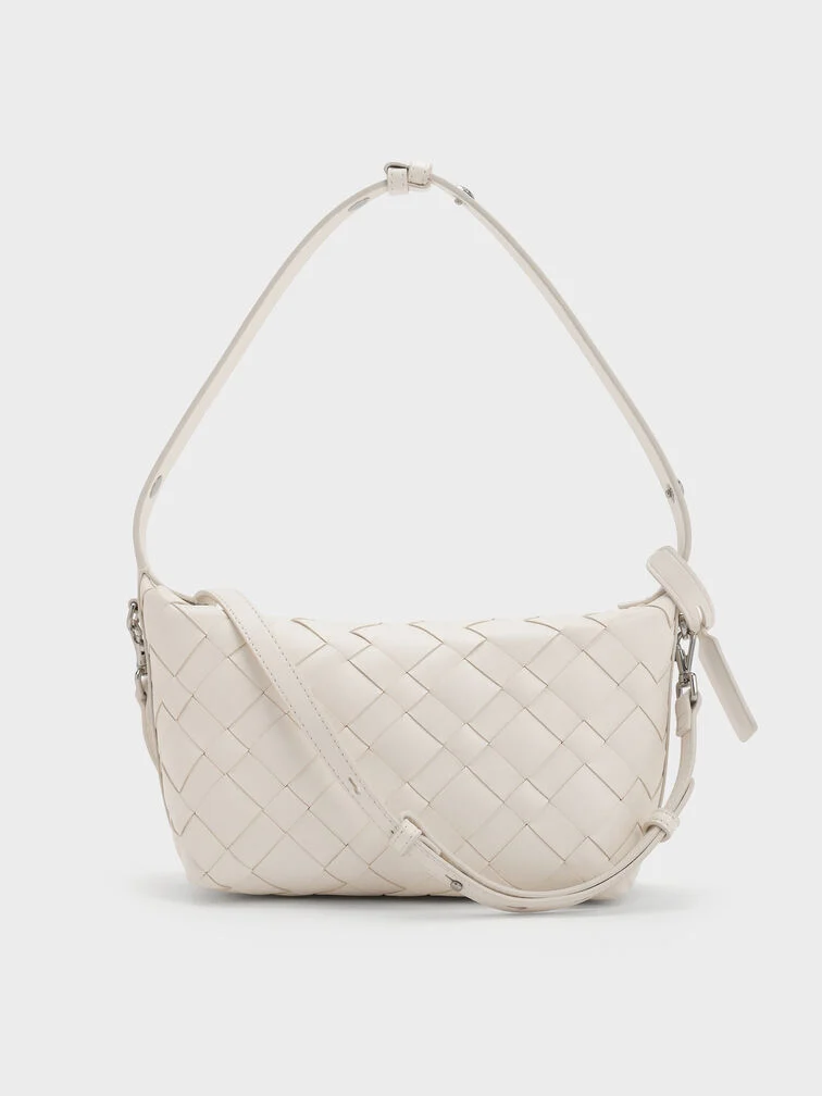 Ivette Woven Shoulder Bag
