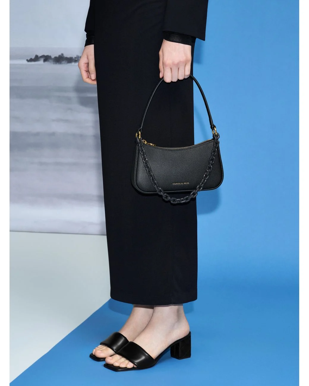 Alcott Scarf Chain-Link Shoulder Bag