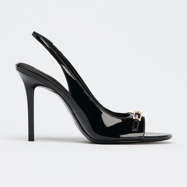 SUNʼIY LAK QOPLAMALI BALAND POSHALI SANDAL