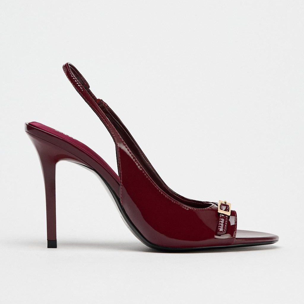 SUNʼIY LAK QOPLAMALI BALAND POSHALI SANDAL