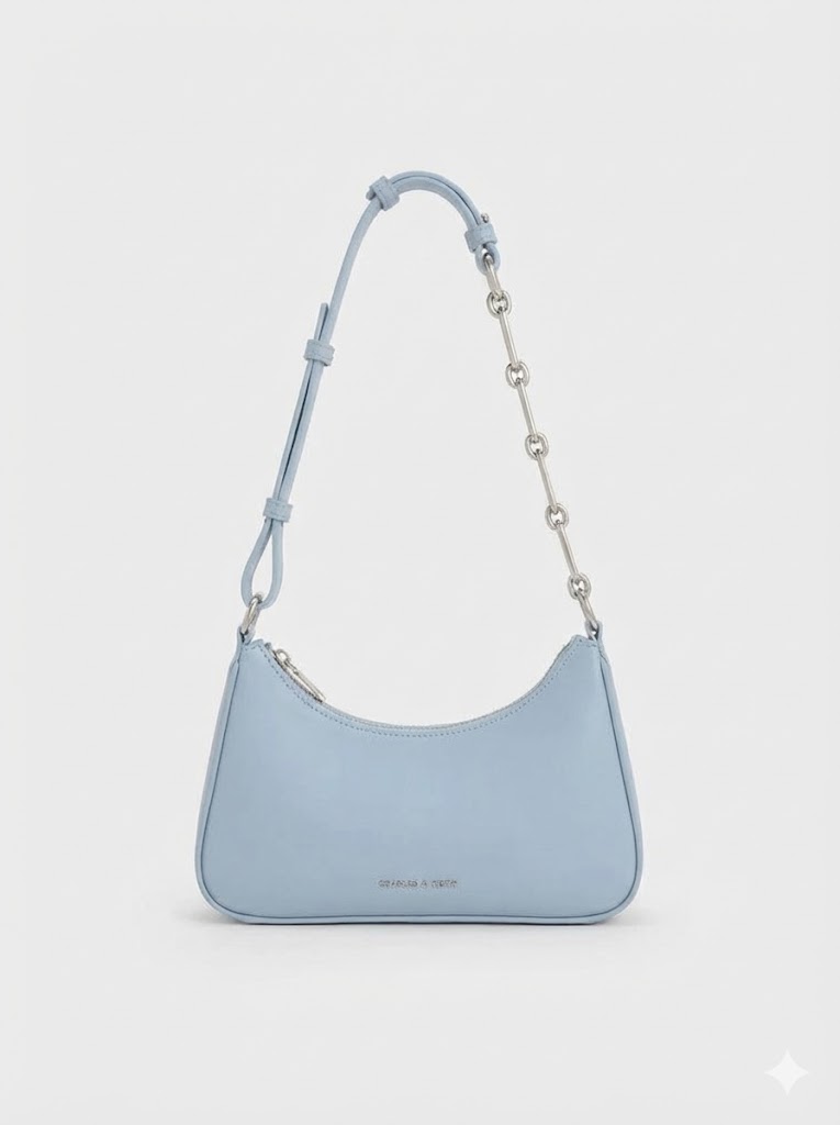 Lane Chain-Link Shoulder Bag