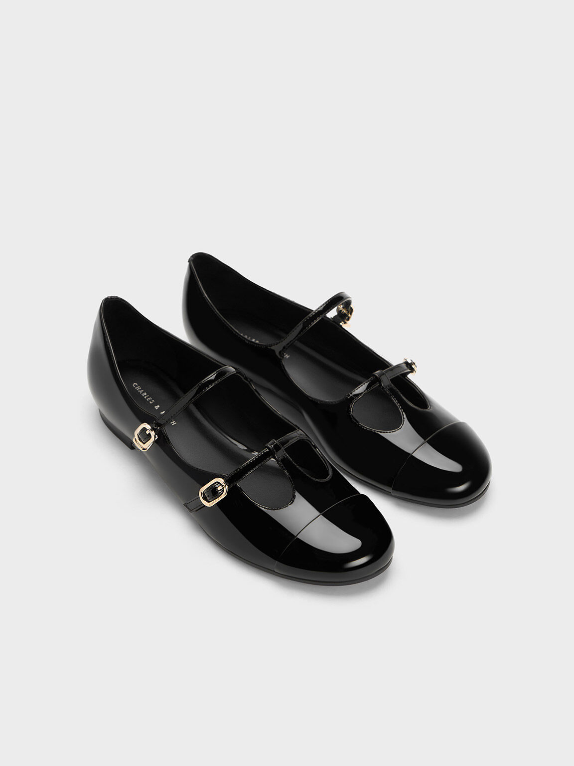 Double-Strap T-Bar Mary Janes