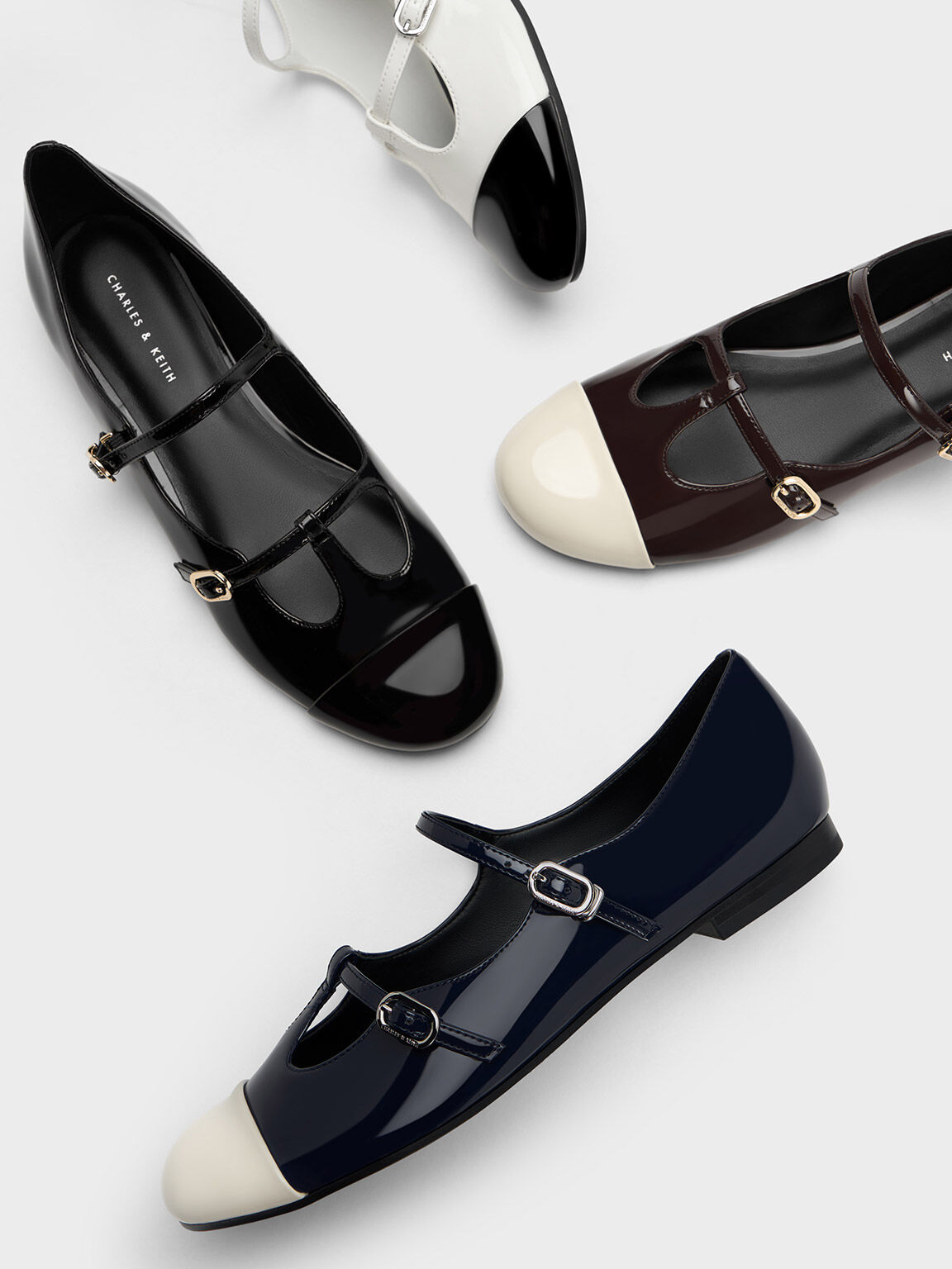 Double-Strap T-Bar Mary Janes