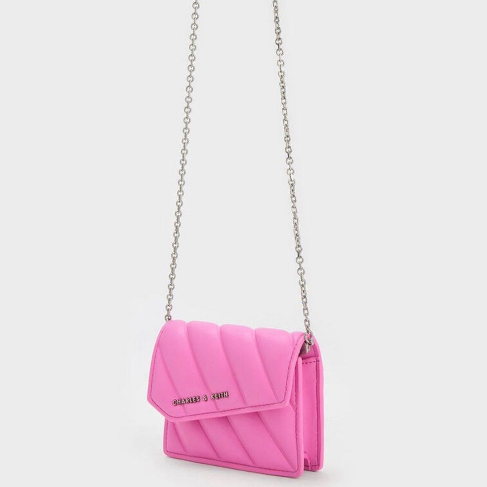 Asymmetric Flap Panelled Wallet