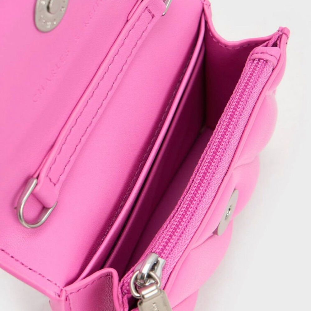 Asymmetric Flap Panelled Wallet