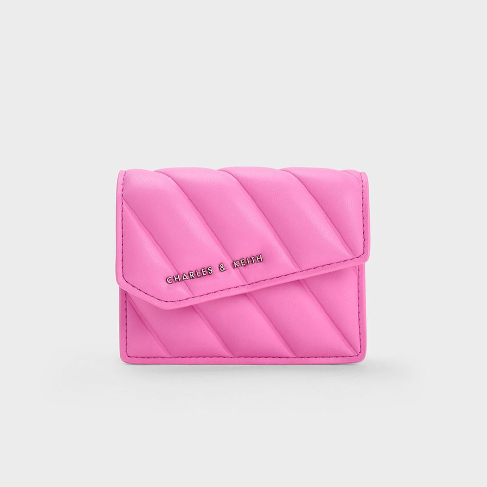 Asymmetric Flap Panelled Wallet