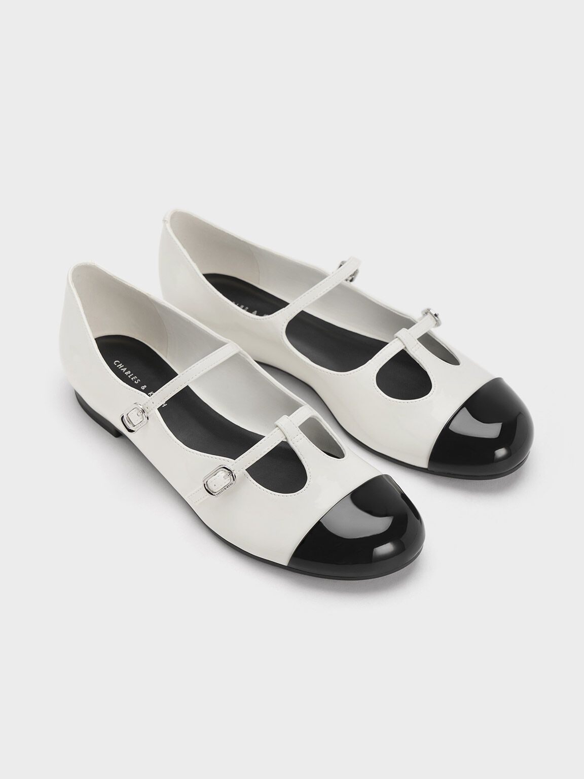 Double-Strap T-Bar Mary Janes