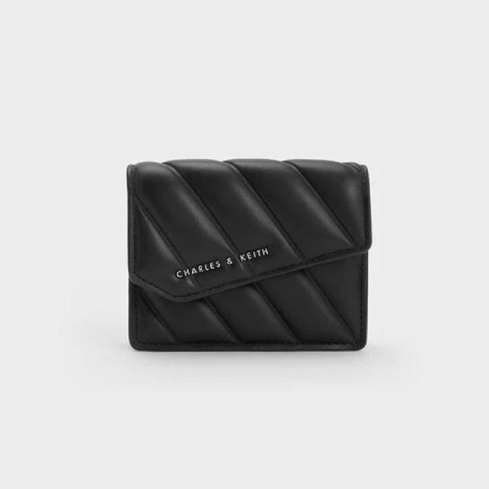 Asymmetric Flap Panelled Wallet