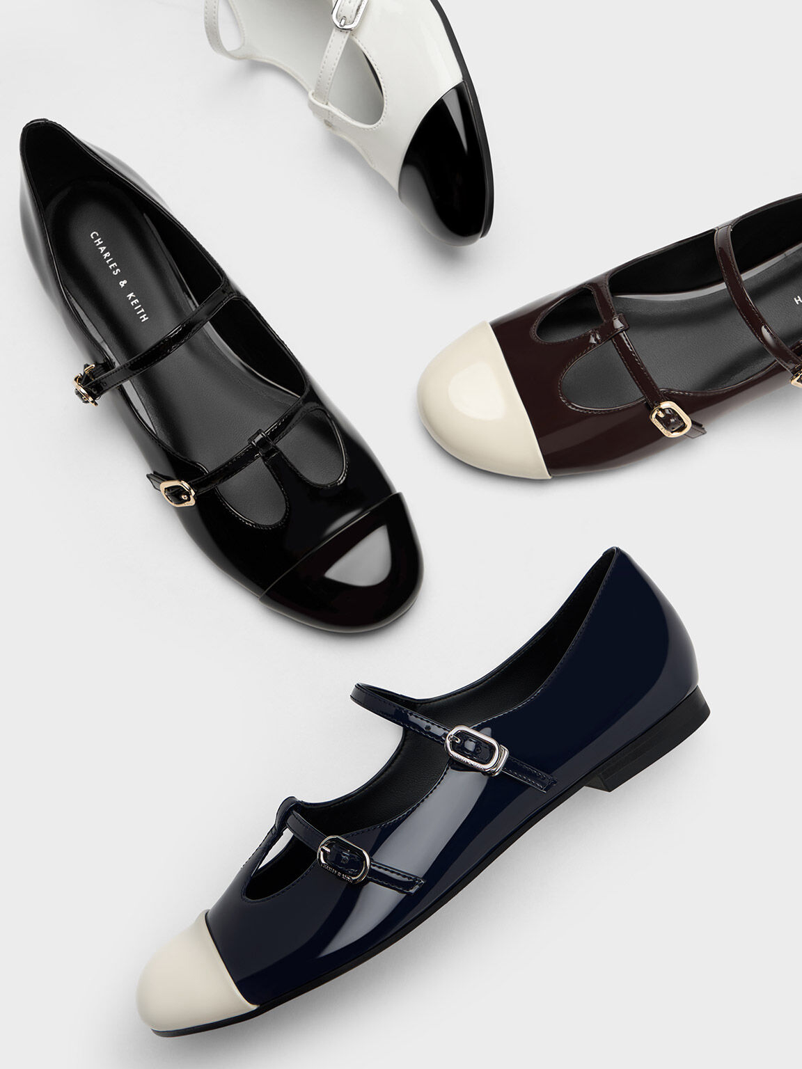 Double-Strap T-Bar Mary Janes