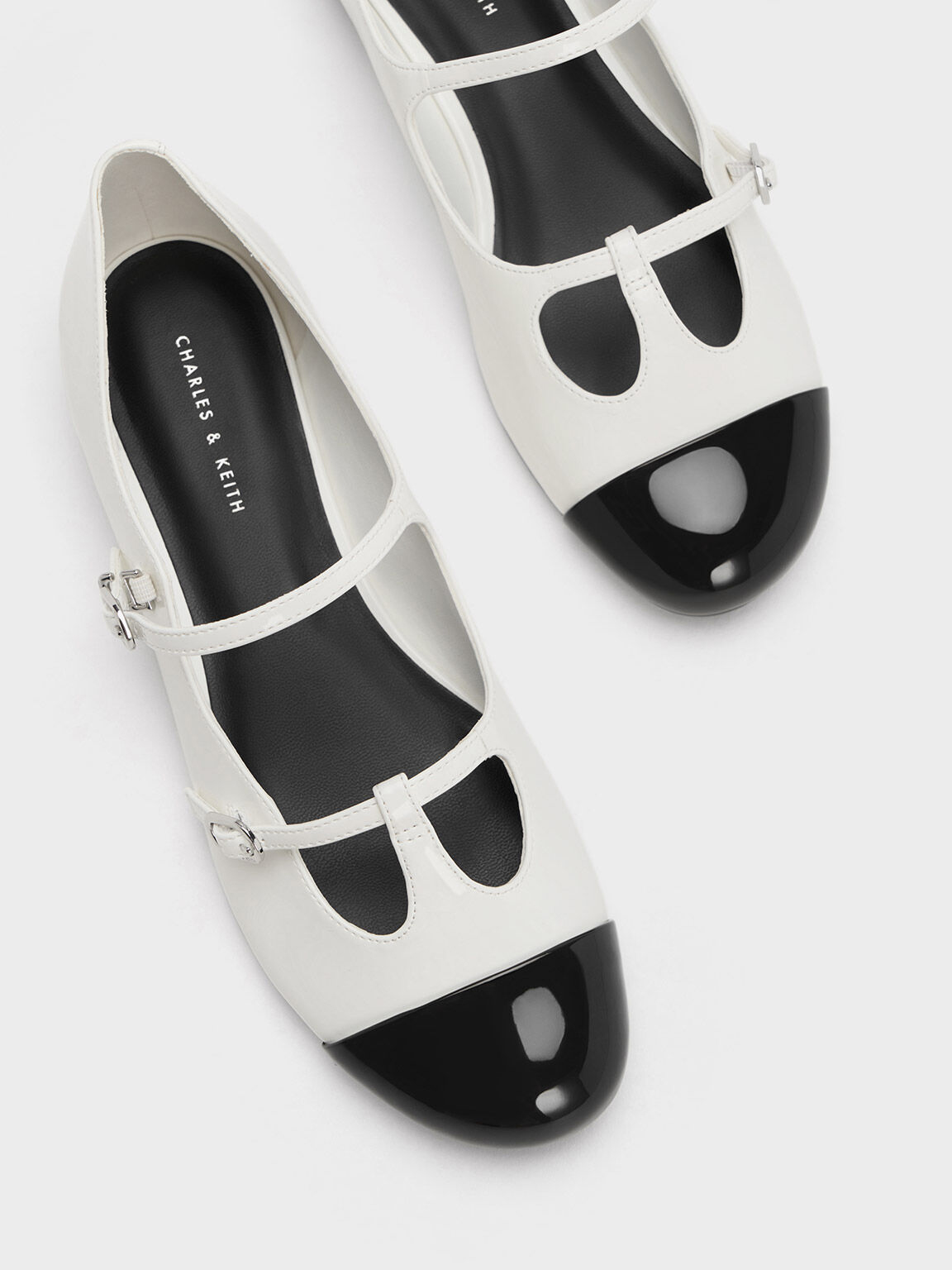 Double-Strap T-Bar Mary Janes