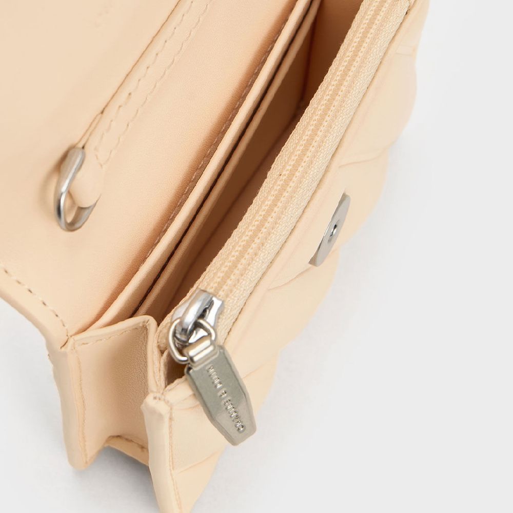 Asymmetric Flap Panelled Wallet