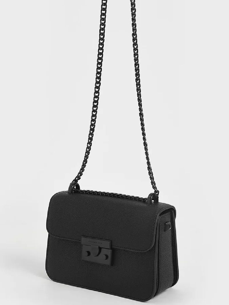 CNK Classic Push-Lock Crossbody Bag